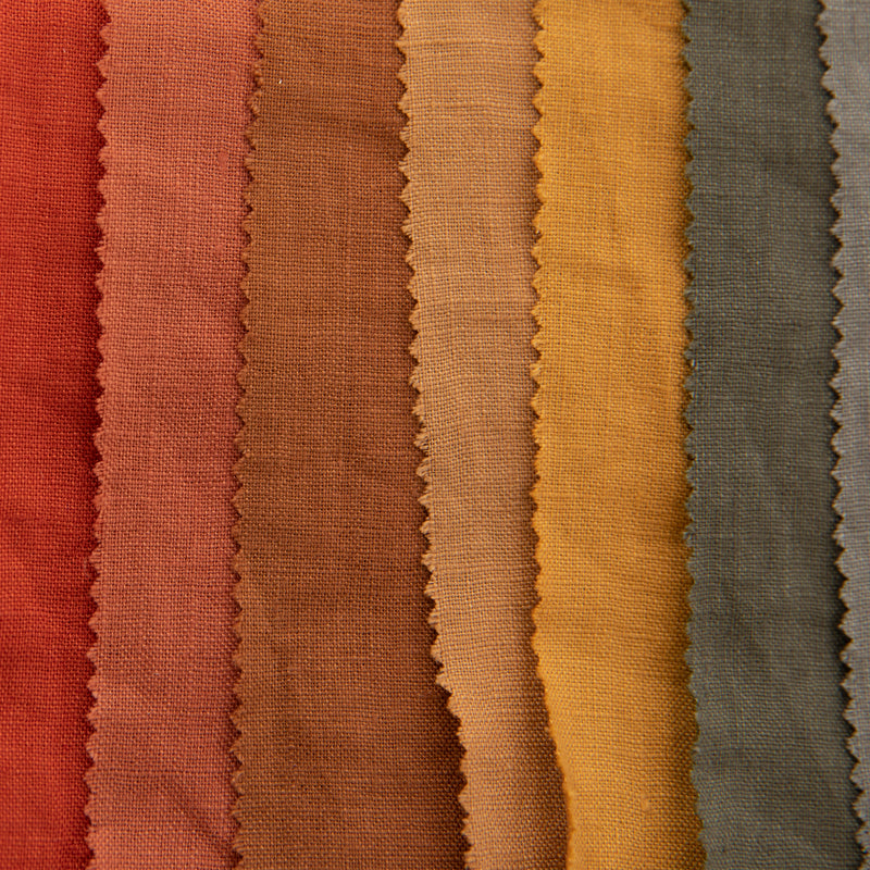 Tissu en Lin 165gm2 | Camel Foncé