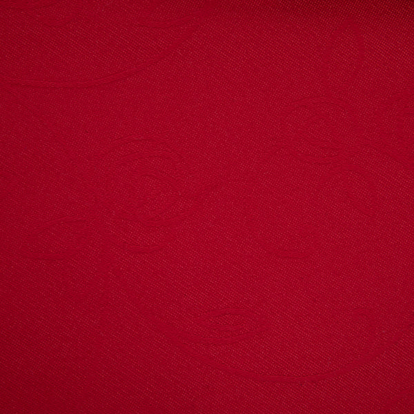 Tissu pour les serviettes de table Coton et polyester - Roses | Rouge