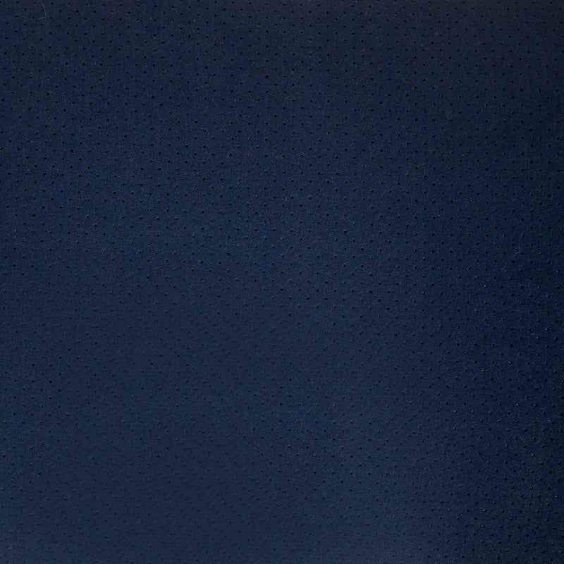 Alcantara Stoff perforiert - Marineblau