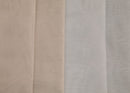 Vorhang Stoff - dunkler Beige Voile