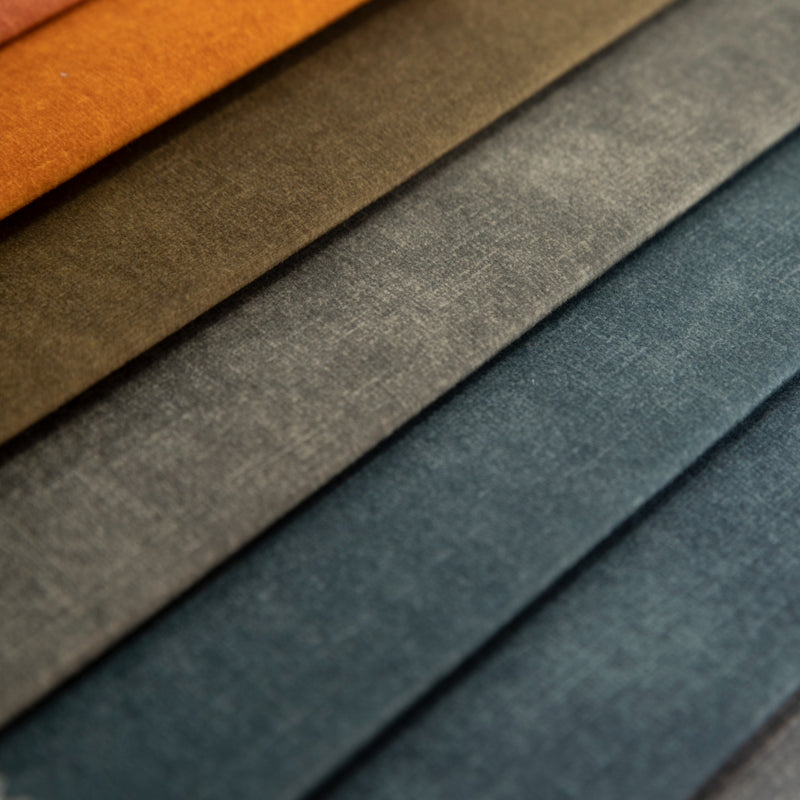 Tissu en velours géométrique pour rembourrage - Old Green | Ciga