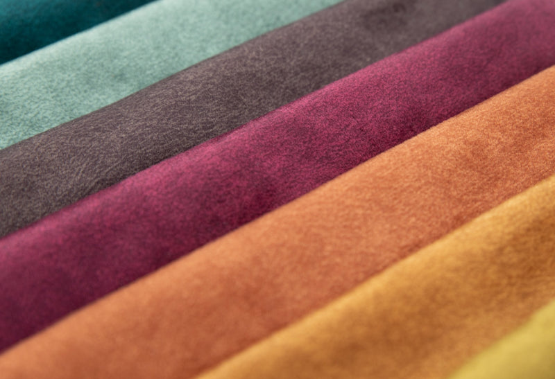 Stoffvelvet -Stoff zum Linien -Sofas - VIPE | Lila